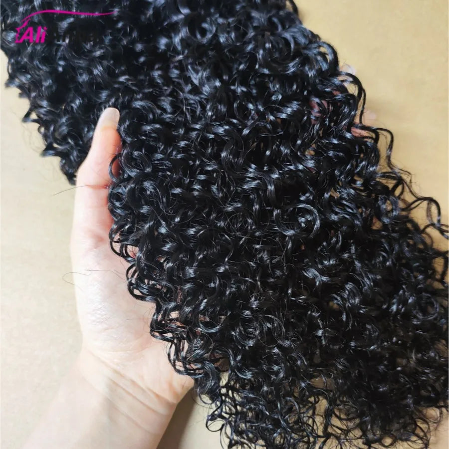 Curly Water Wave Human Hair Bundles