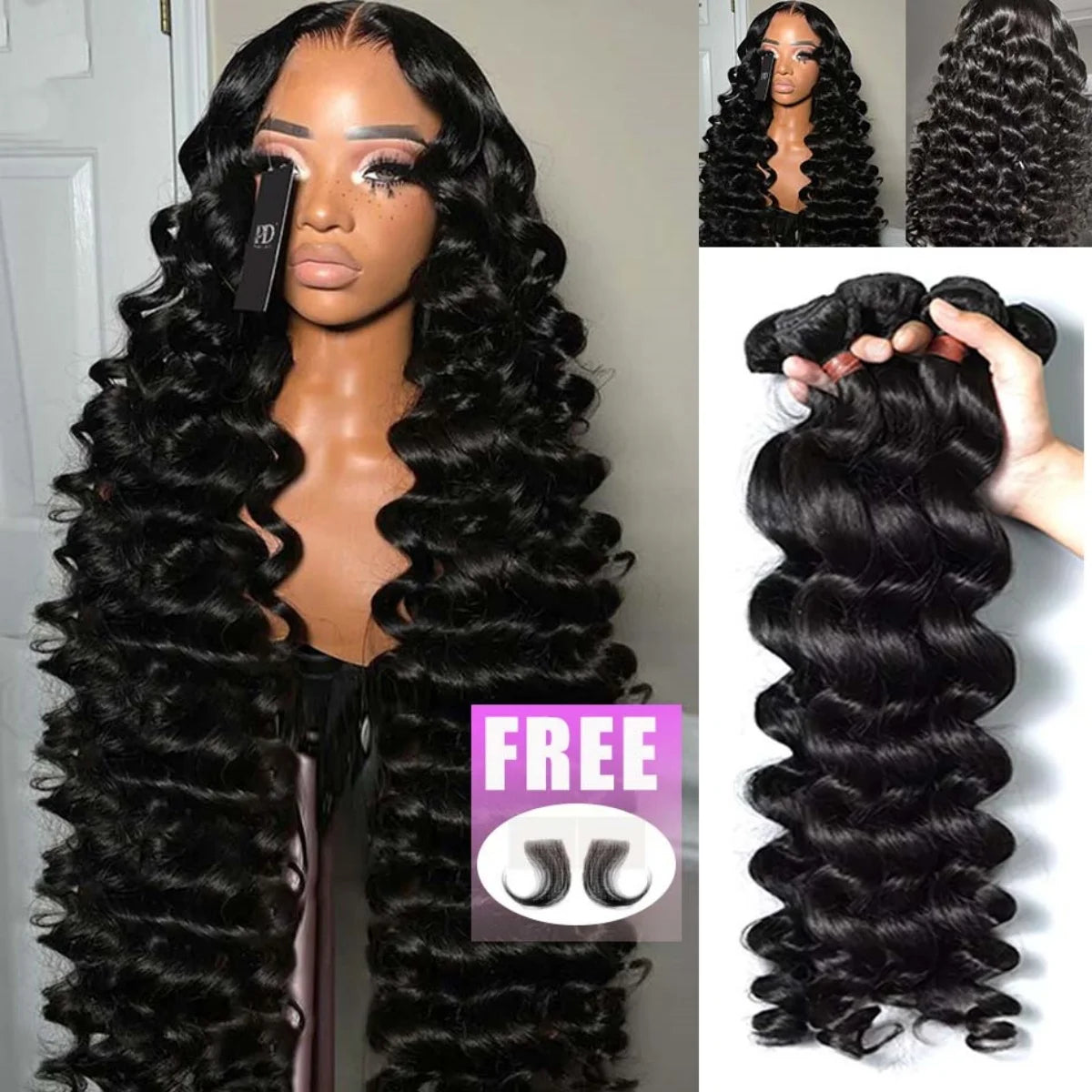 Loose Water Wave Human Hair Bundles