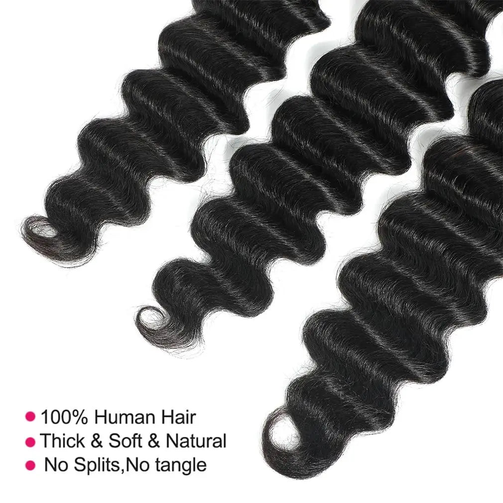 Loose Water Wave Human Hair Bundles